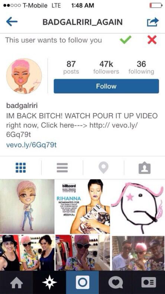Rihanna I Do Not Have An Ig Account E Online